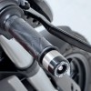 Závaží R&G Racing do řidítek pro motocykly Yamaha MT-07, MT-125, černá